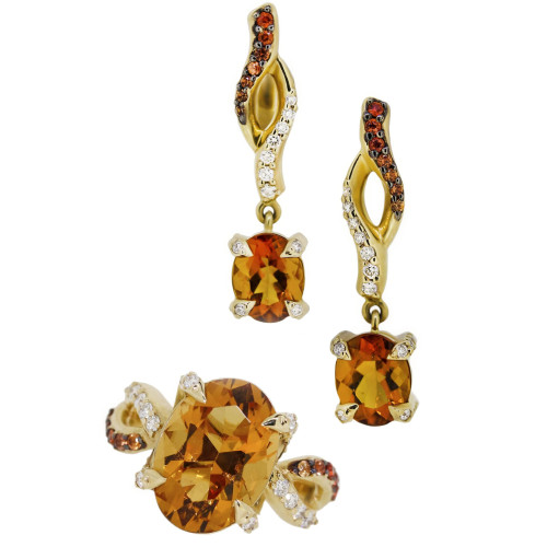 A complete set is "Citrine Cognac"