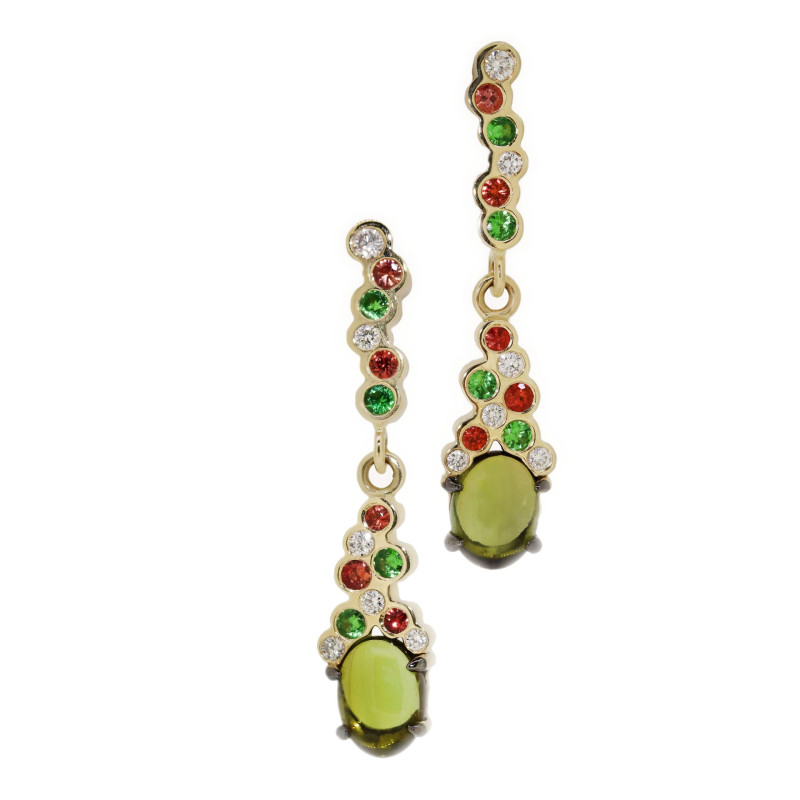 
									 Tourmaline Luxury Earrings