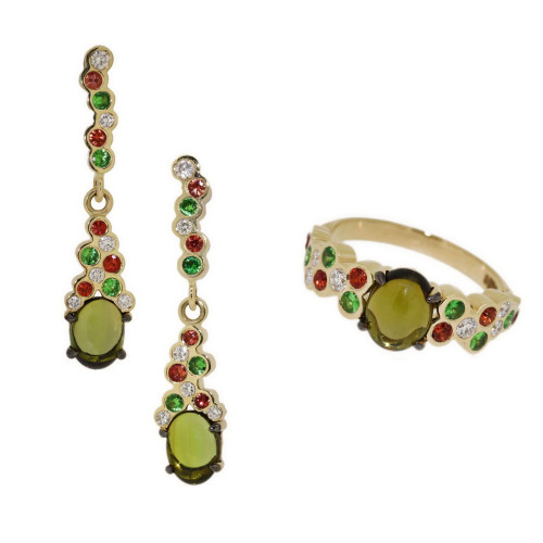  Set "Tourmaline luxury"