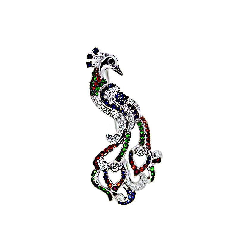 
									 Brooch Bird Happiness