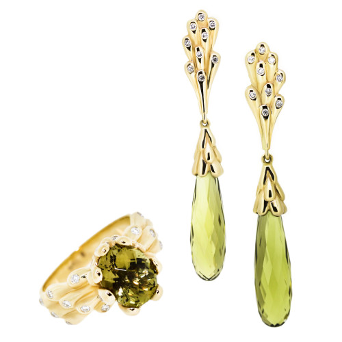 A complete set is the "Olive drop"