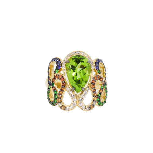 Ring "Chrysolite radiance"