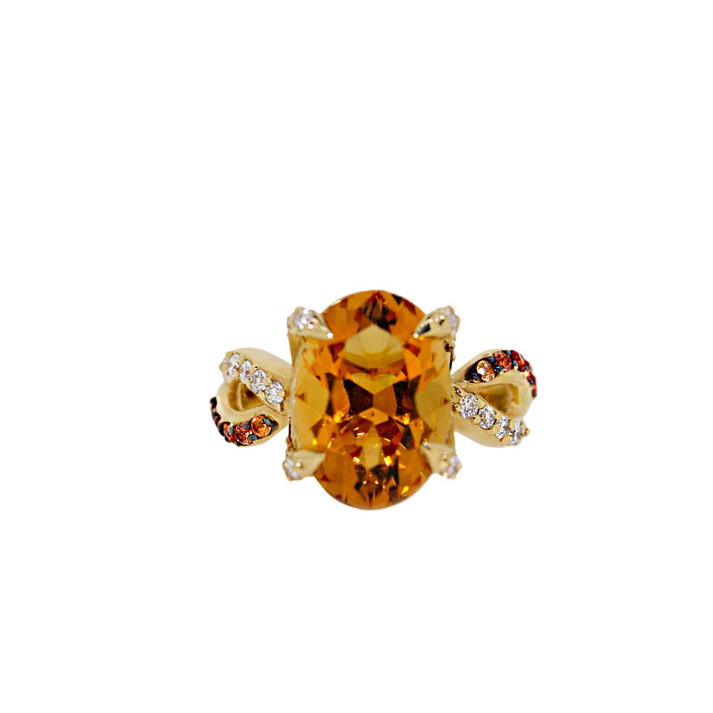 
									 Ring Cognac Citrine