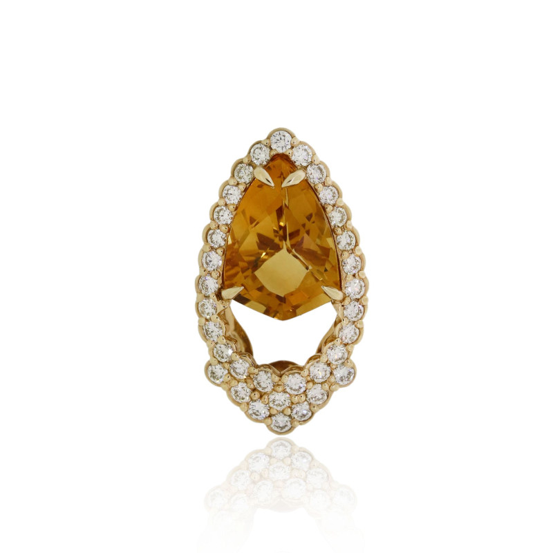 
									 Suspension Citrine chic