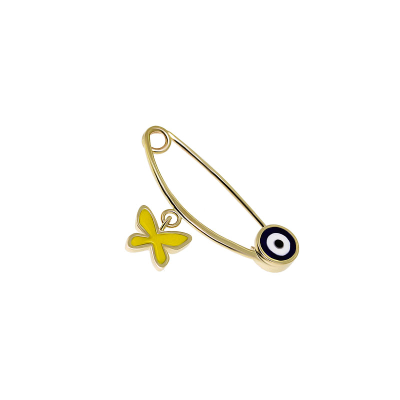 
									Hairpin "Yellow butterfly"