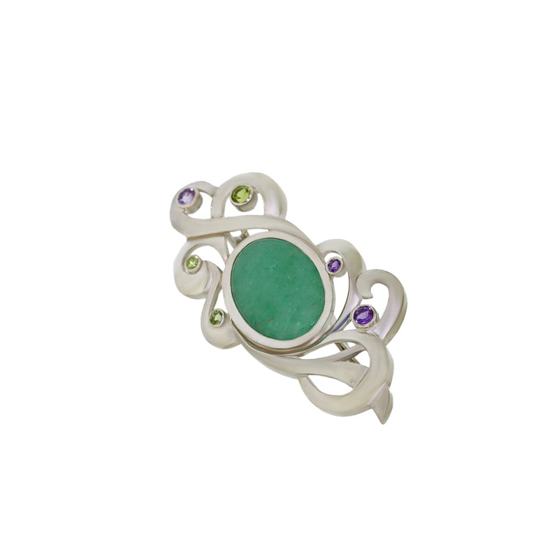 
									Brooch "Jadeite"