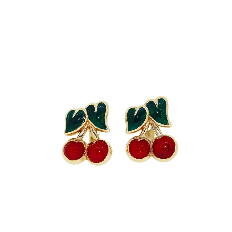 
									Earrings "Cherry Orchard"