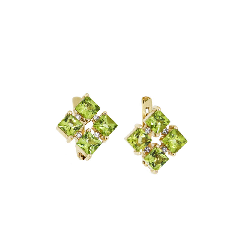 
									Earrings "Shelest Green"