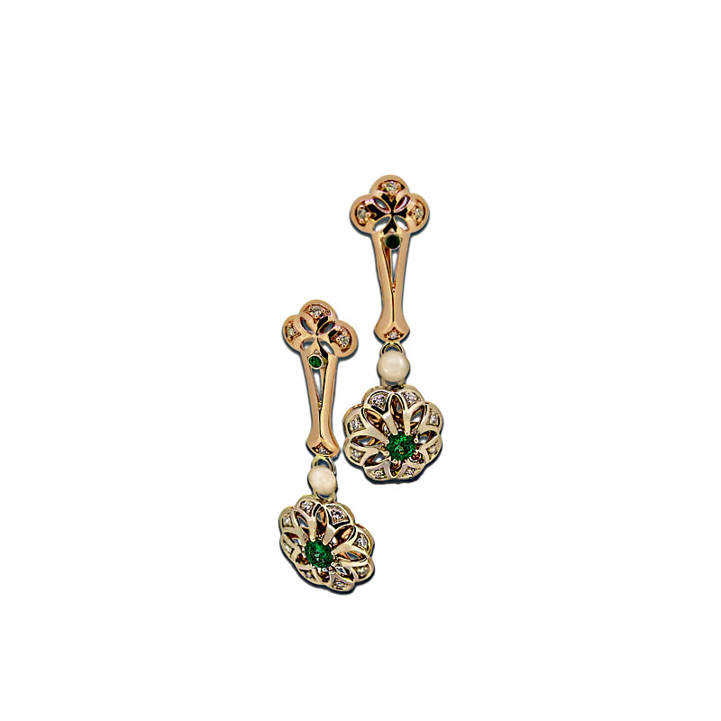 
									 Earrings Tsarskoe splendor