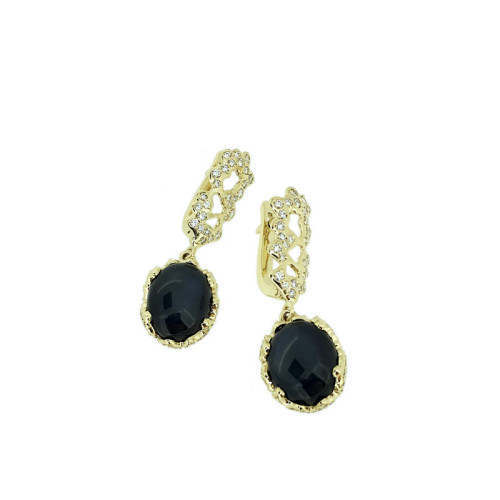 Earrings "Sapphire Star"