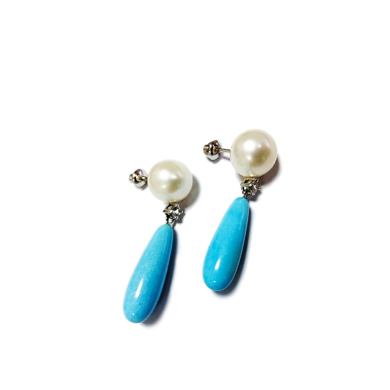 
									Earrings "Turquoise Delight"