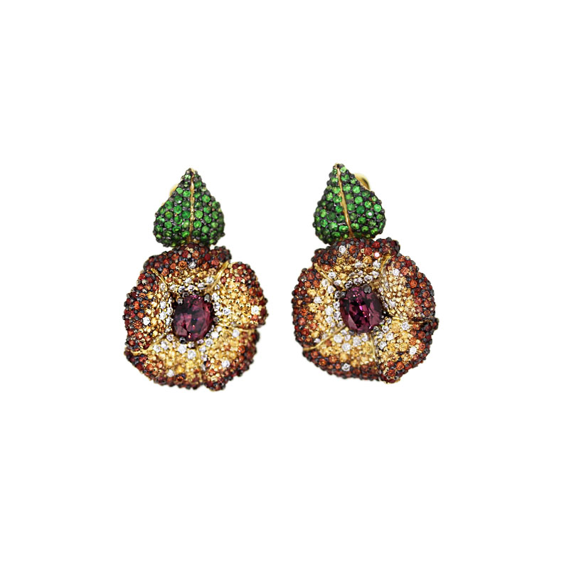 
									Earrings Flower of Happiness
