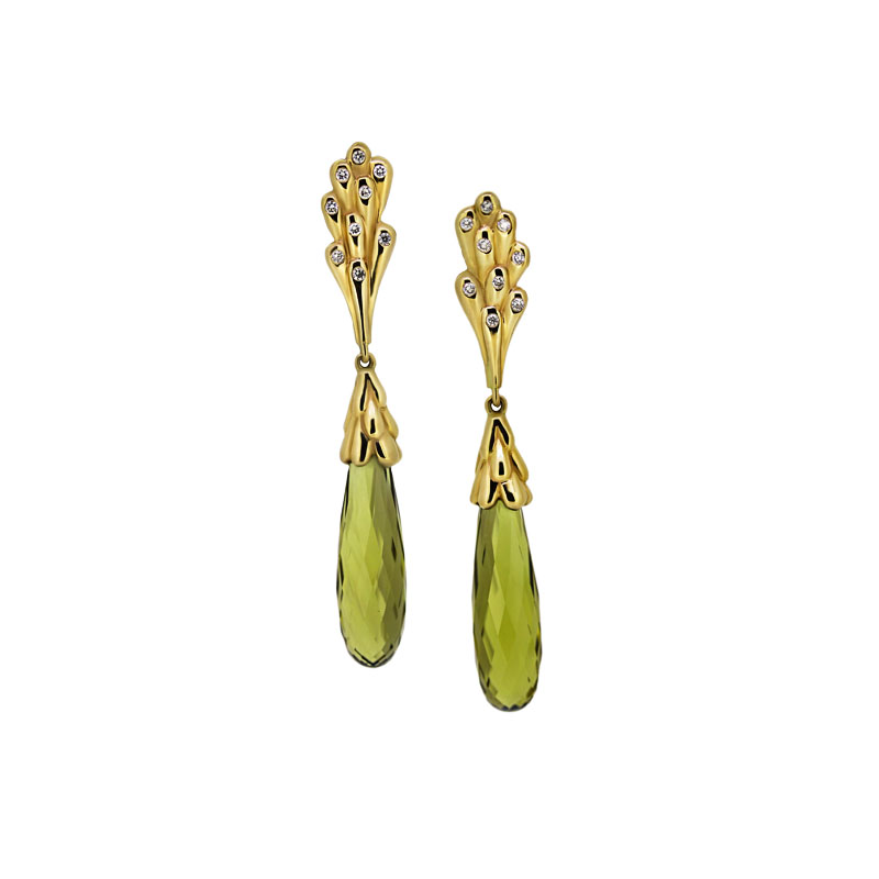
									 Earrings Olive Drop